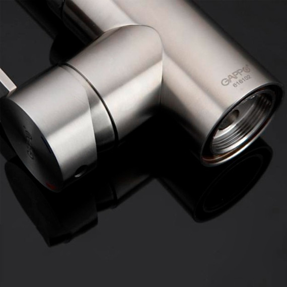 Смеситель для кухни Gappo G4099, сатин - фото 7