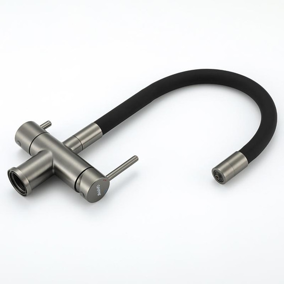 Смеситель для кухни Gappo G4398-39, оружейная сталь/чёрный - фото 23