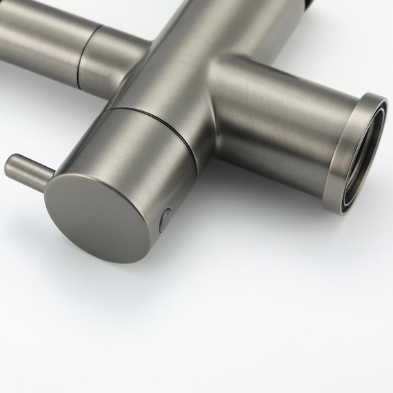 Смеситель для кухни Gappo G4398-39, оружейная сталь/чёрный - фото 26