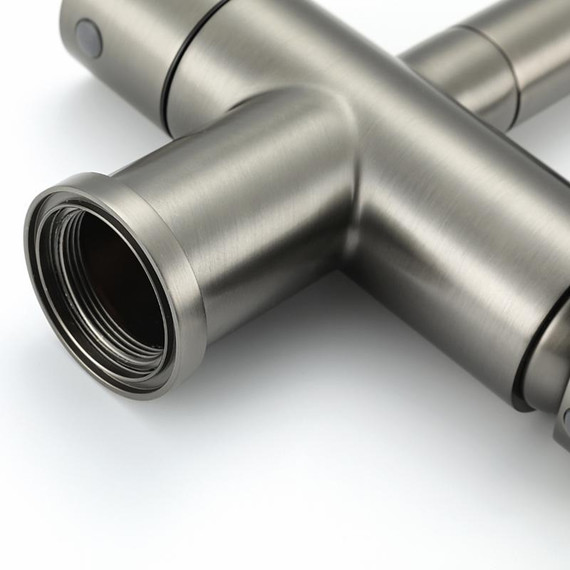 Смеситель для кухни Gappo G4398-39, оружейная сталь/чёрный - фото 29