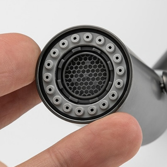 Смеситель для кухни Gappo G4398-41, оружейная сталь - фото 3