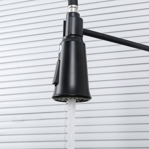 Смеситель для кухни Gappo G4398-66, черный - фото 8