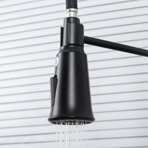 Смеситель для кухни Gappo G4398-66, черный - фото 14