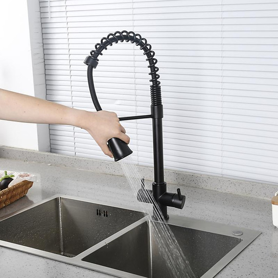 Смеситель для кухни Gappo G4398-66, черный - фото 19