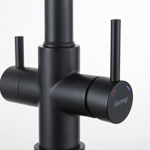 Смеситель для кухни Gappo G4398-66, черный - фото 35