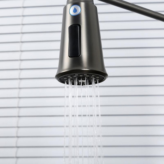 Смеситель для кухни Gappo G4398-69, оружейная сталь - фото 12