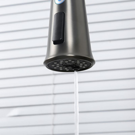 Смеситель для кухни Gappo G4398-69, оружейная сталь - фото 21