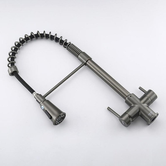 Смеситель для кухни Gappo G4398-69, оружейная сталь - фото 27