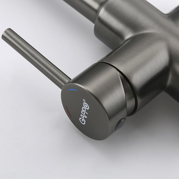 Смеситель для кухни Gappo G4398-69, оружейная сталь - фото 32