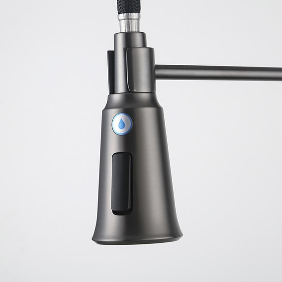 Смеситель для кухни Gappo G4398-69, оружейная сталь - фото 35