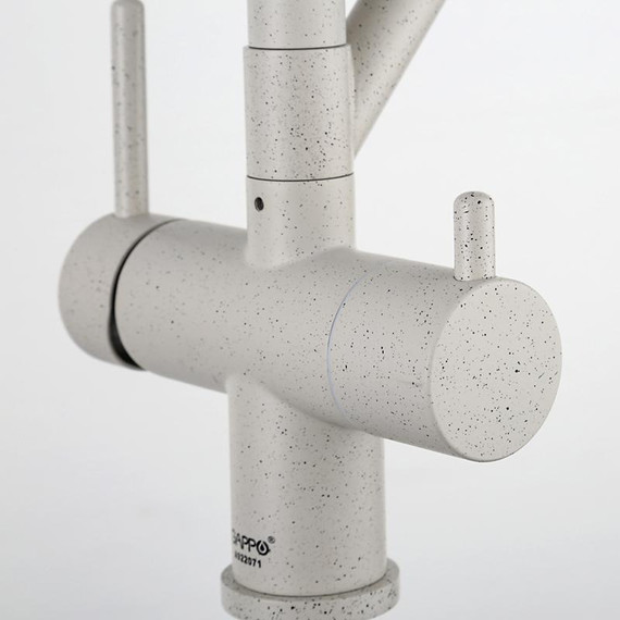 Смеситель для кухни Gappo G4398-81, белый/черный - фото 35