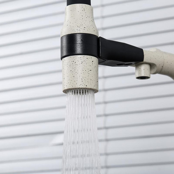 Смеситель для кухни Gappo G4398-81, белый/черный - фото 13