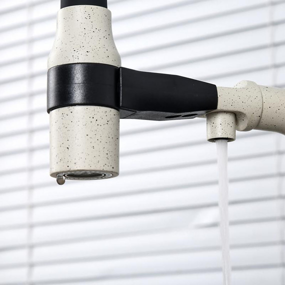 Смеситель для кухни Gappo G4398-81, белый/черный - фото 19