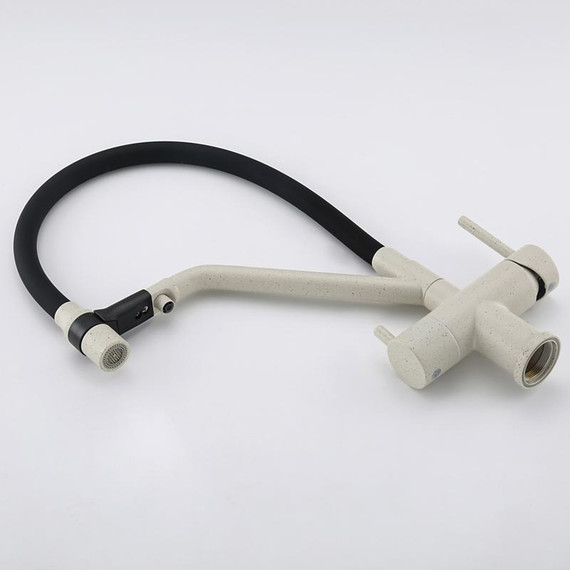 Смеситель для кухни Gappo G4398-81, белый/черный - фото 25