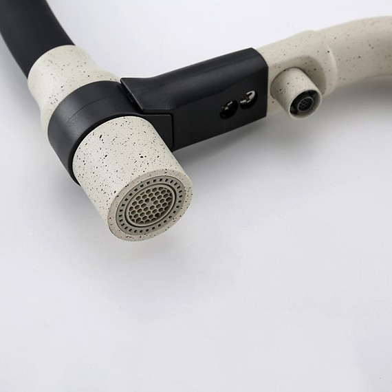 Смеситель для кухни Gappo G4398-81, белый/черный - фото 30