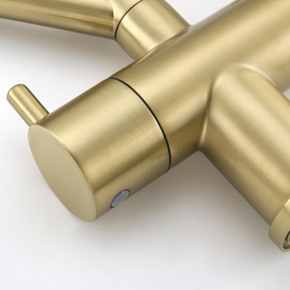 Смеситель для кухни Gappo G4398-83, золото/черный - фото 26