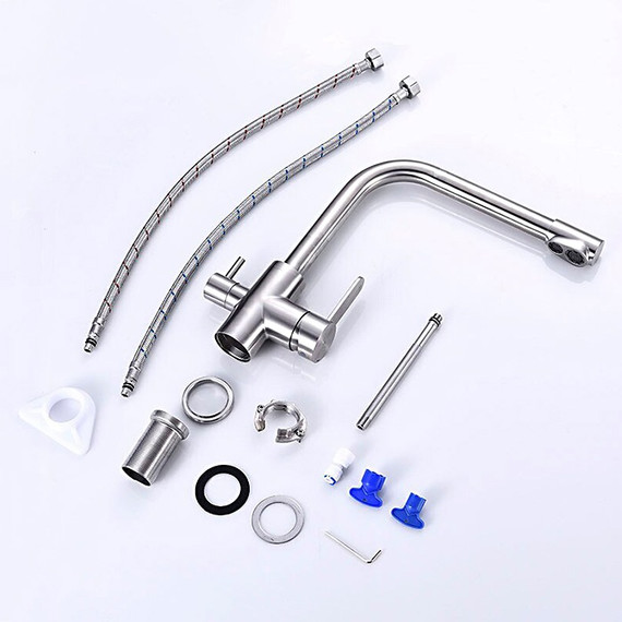 Смеситель для кухни Gappo G4399-1, сатин - фото 10