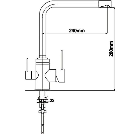 Смеситель для кухни Gappo G4399-1, сатин - фото 12
