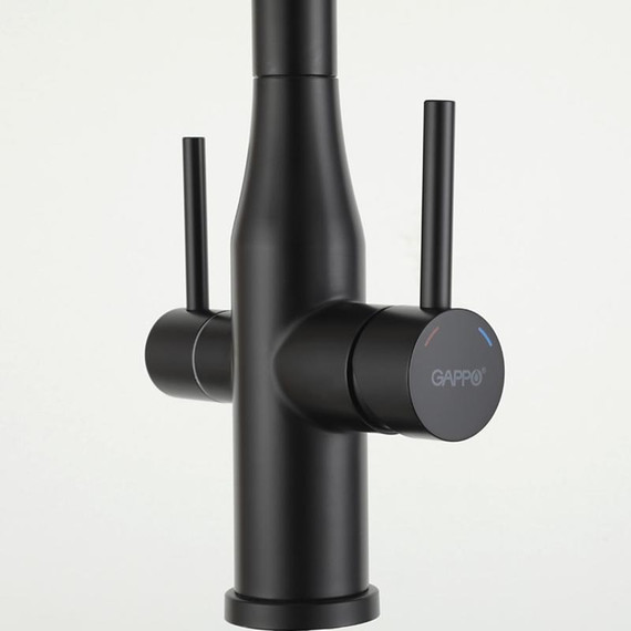 Смеситель для кухни Gappo G4399-66, черный - фото 32