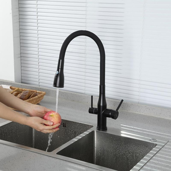 Смеситель для кухни Gappo G4399-66, черный - фото 23