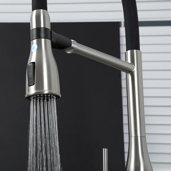 Смеситель для кухни Gappo G4399-75, сатин/черный - фото 21