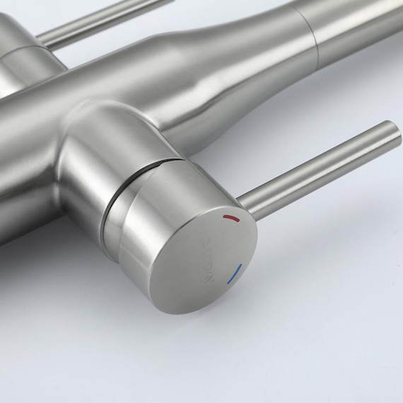 Смеситель для кухни Gappo G4399-75, сатин/черный - фото 34