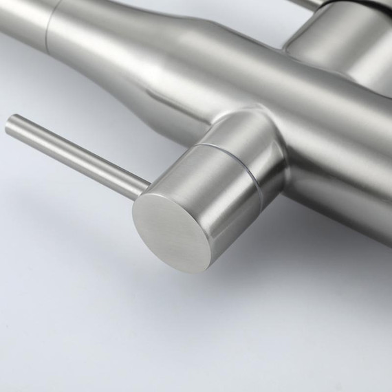 Смеситель для кухни Gappo G4399-75, сатин/черный - фото 35