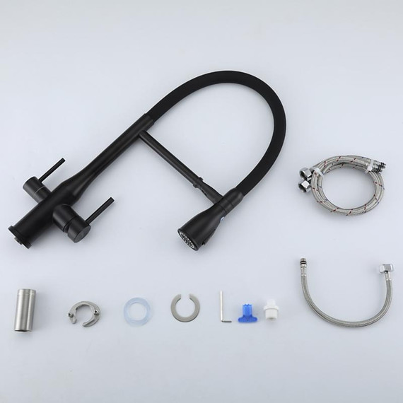 Смеситель для кухни Gappo G4399-76, черный - фото 34