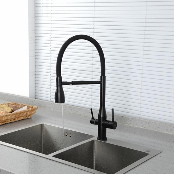 Смеситель для кухни Gappo G4399-76, черный - фото 10