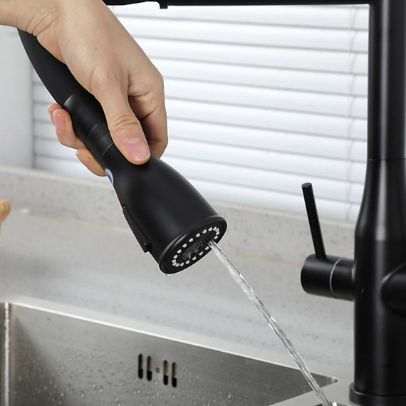 Смеситель для кухни Gappo G4399-76, черный - фото 13