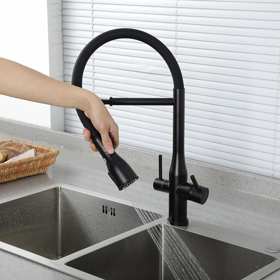 Смеситель для кухни Gappo G4399-76, черный - фото 26