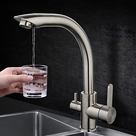 Смеситель для кухни Gappo G4399, сатин - фото 5