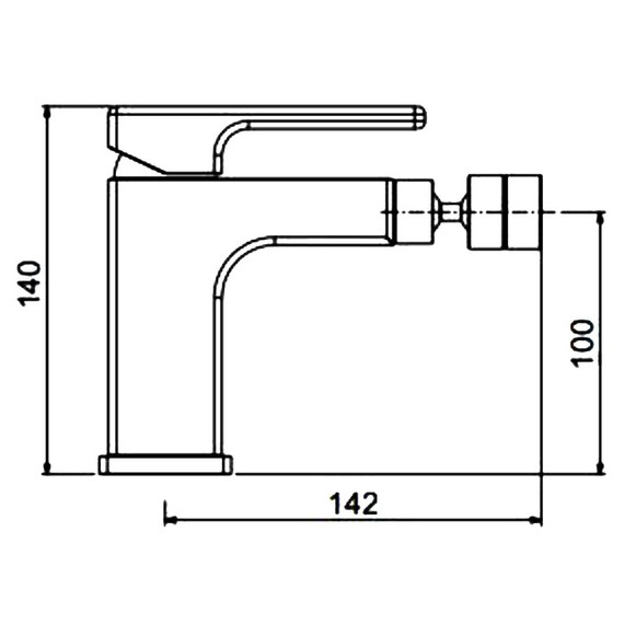 Смеситель для биде Gappo G5017-6, черный - фото 3