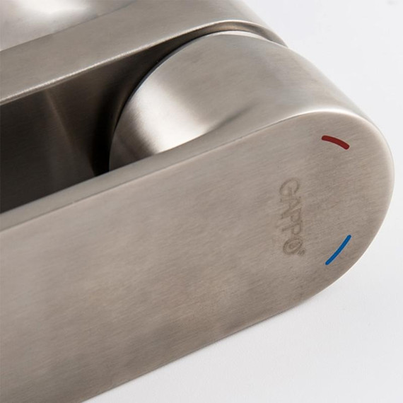 Смеситель для раковины высокий Gappo G1099-22, сатин - фото 8