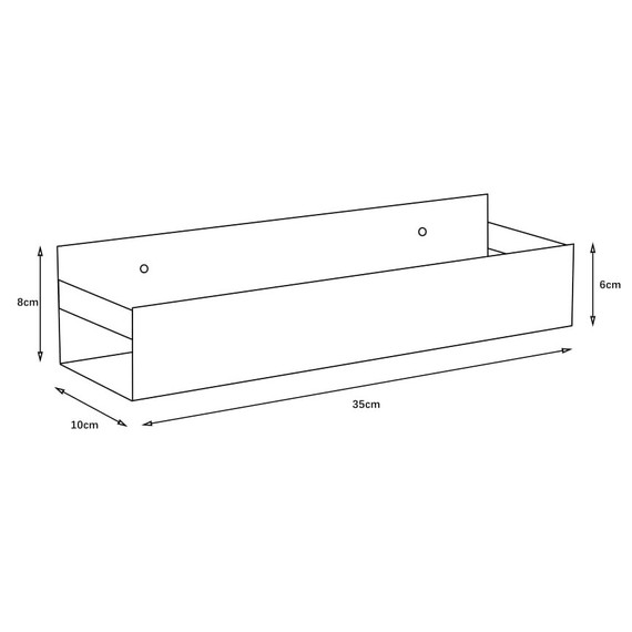 Полочка Boheme Q 10965-CB, цвет брашированная медь - фото 2