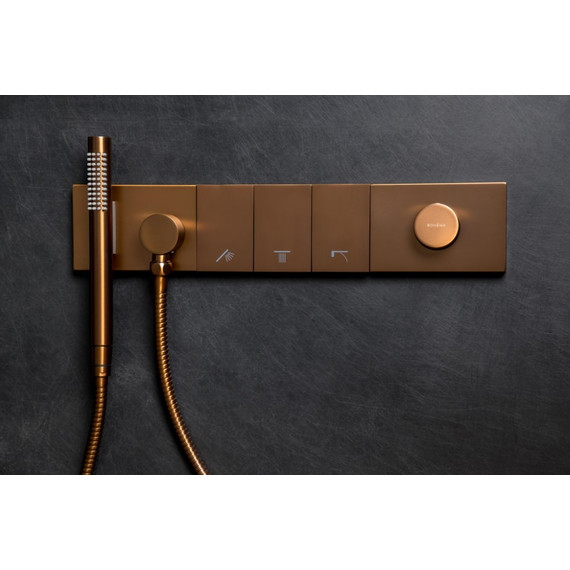 Душевая система для душа Boheme Zodiac 132-BRB, брашированная бронза - фото 2