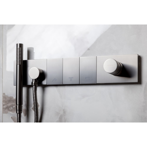 Душевая система для душа Boheme ZODIAC 132-SYS-GM (со скрытой частью) графит - фото 3