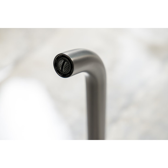 Смеситель для раковины настенный Boheme Prestige 152-2-GM-PR, графит - фото 3