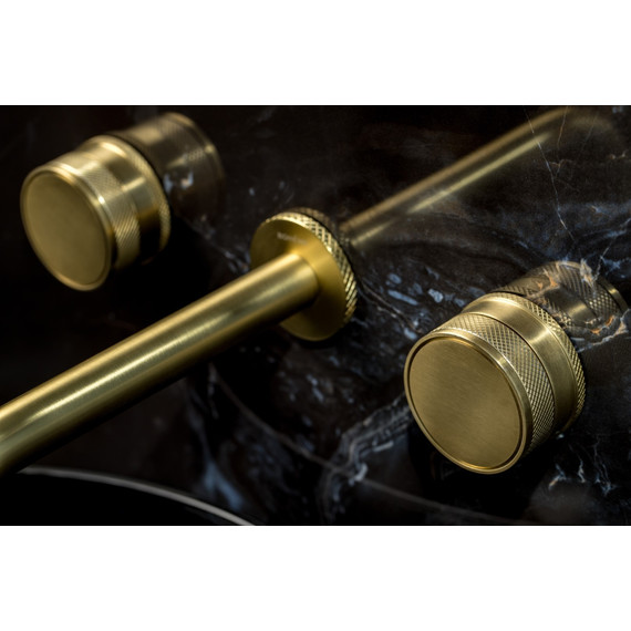 Смеситель для раковины настенный Boheme Prestige 152-2-MG-PR, золото - фото 4