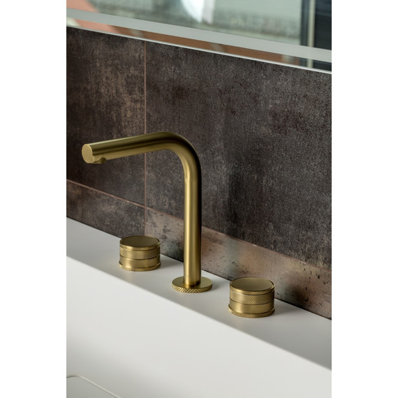 Смеситель для раковины Boheme Prestige 152-MG-PR, золото матовое - фото 2