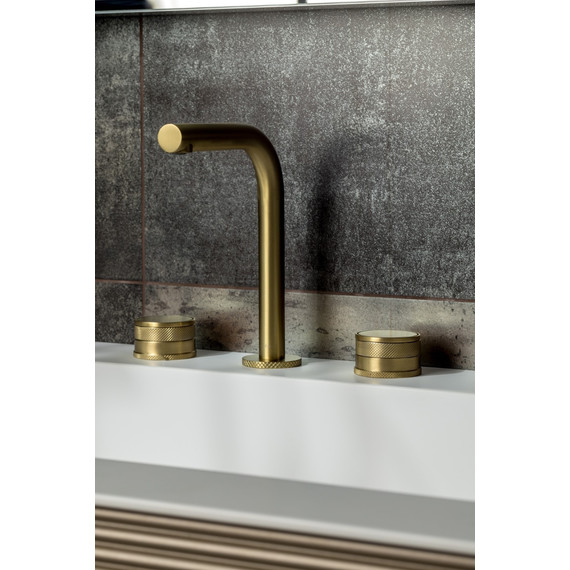 Смеситель для раковины Boheme Prestige 152-MG-PR, золото матовое - фото 5