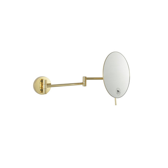 Зеркало косметическое настенное Boheme 508-G, цвет золото - фото 