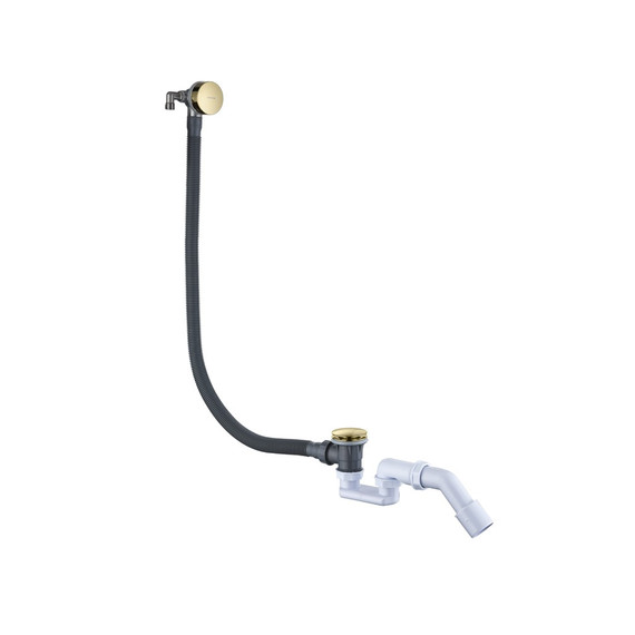 Сифон для ванны Boheme 631-G Click-Clack, золото - фото 