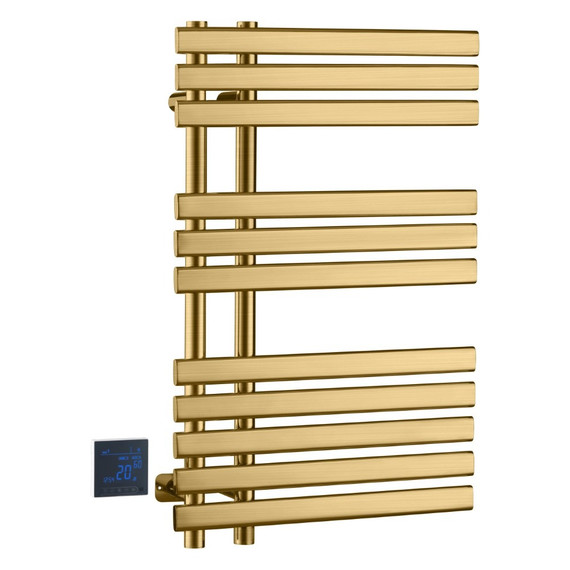 Полотенцесушитель электрический Boheme Venturo П11 500х800 мм 723-BR (скрытое подключение слева) бронза - фото 