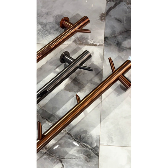 Полотенцесушитель электрический Boheme OAK П1 1500x201 мм 724-50-CB, брашированная медь - фото 7