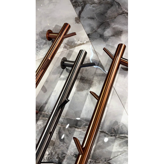 Полотенцесушитель электрический Boheme OAK П1 1500x201 мм 724-50-NB, никель - фото 3