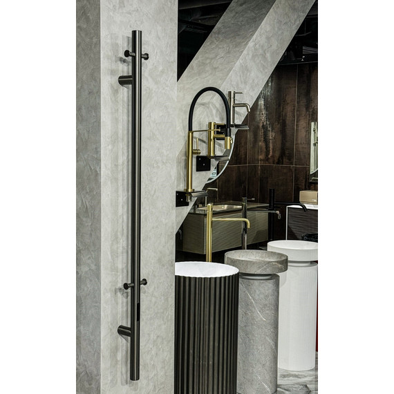 Полотенцесушитель электрический Boheme Uno П1 1500x122 мм 726-GM, графит - фото 2