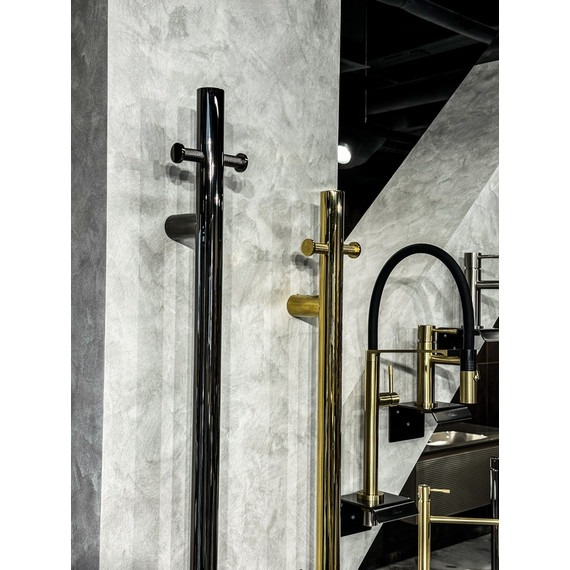 Полотенцесушитель электрический Boheme Uno П1 1500x122 мм 726-G, золото - фото 3