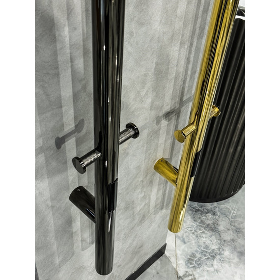 Полотенцесушитель электрический Boheme Uno П1 1500x122 мм 726-SGM, графит глянец - фото 4