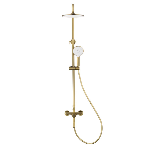 Душевая стойка Wonzon & Woghand Click WW-N3S962-BG, золото брашированное - фото 